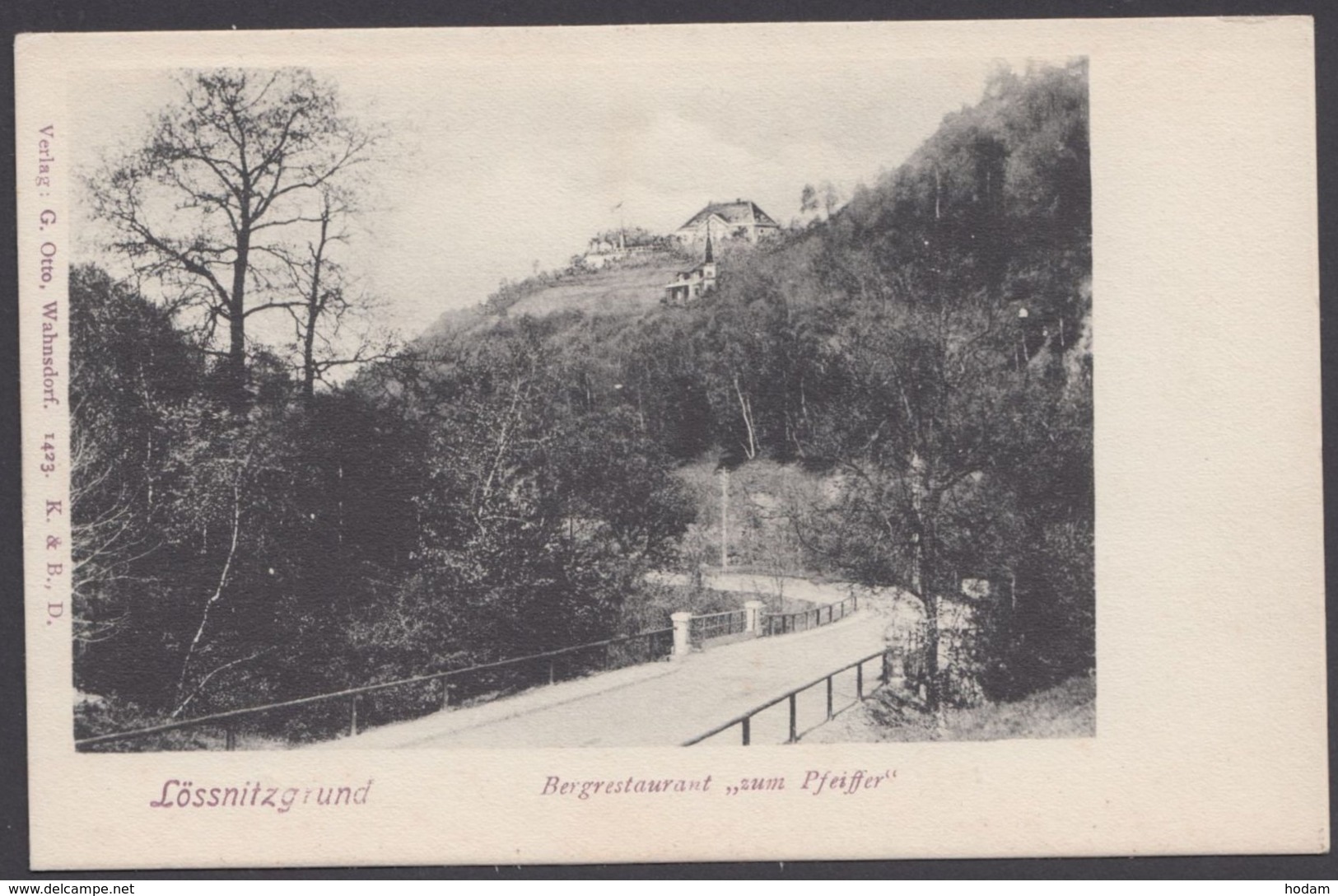 "Lössnitzgrund", Restaurant "Pfeiffer", ca. 1910