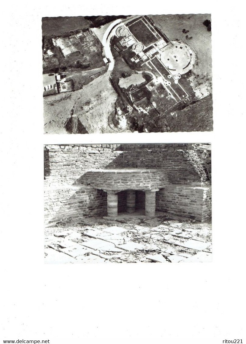 lot 2 cpm - 89 Fontaines Salées FOUILLES chambre de chauffe piscine chaude thermes des hommes / st père sous Vézelay
