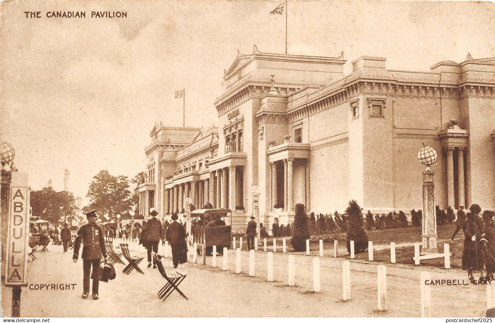 Lot 50 british empire exhibition canada pavilion campbell canada