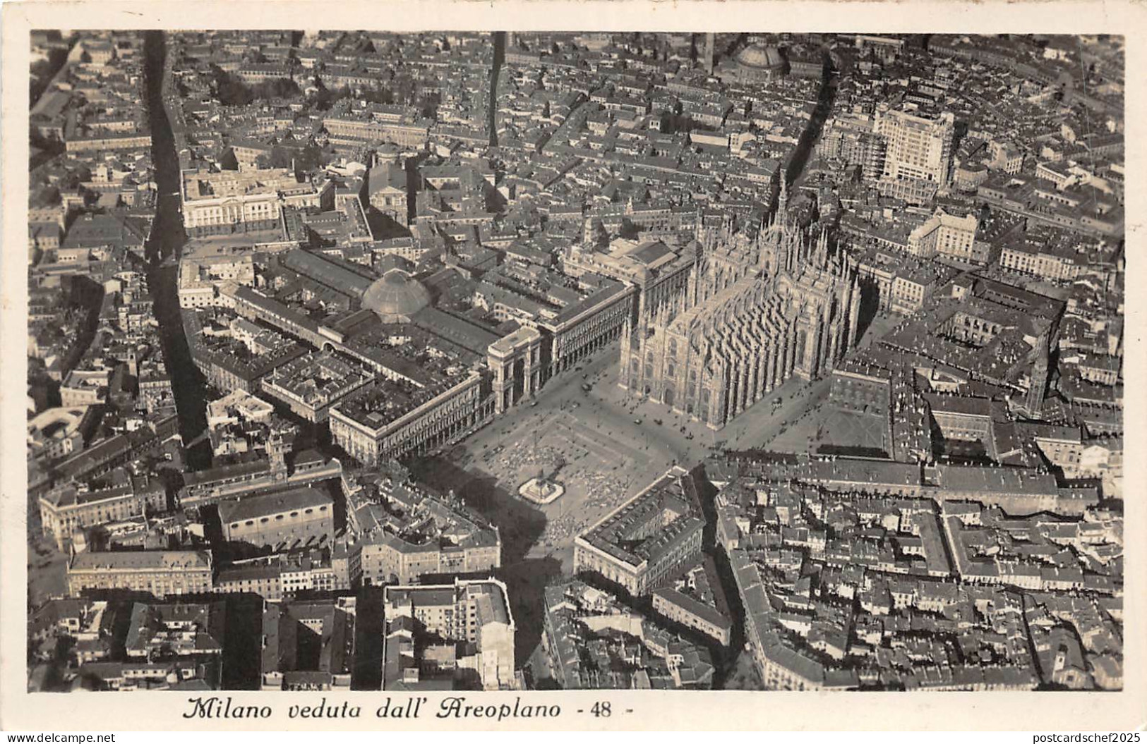 Lot 53 milano veduta dall aeroplano italy   milan