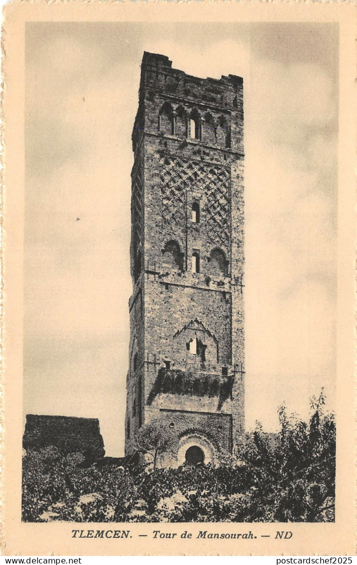 Lot 62 algeria tlemcen hotel transatlantique advertising tour de mansourah