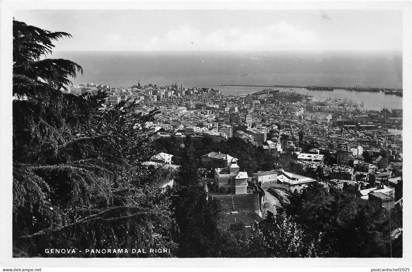 Lot 72 genova panorama del rigni italy genoa real photo