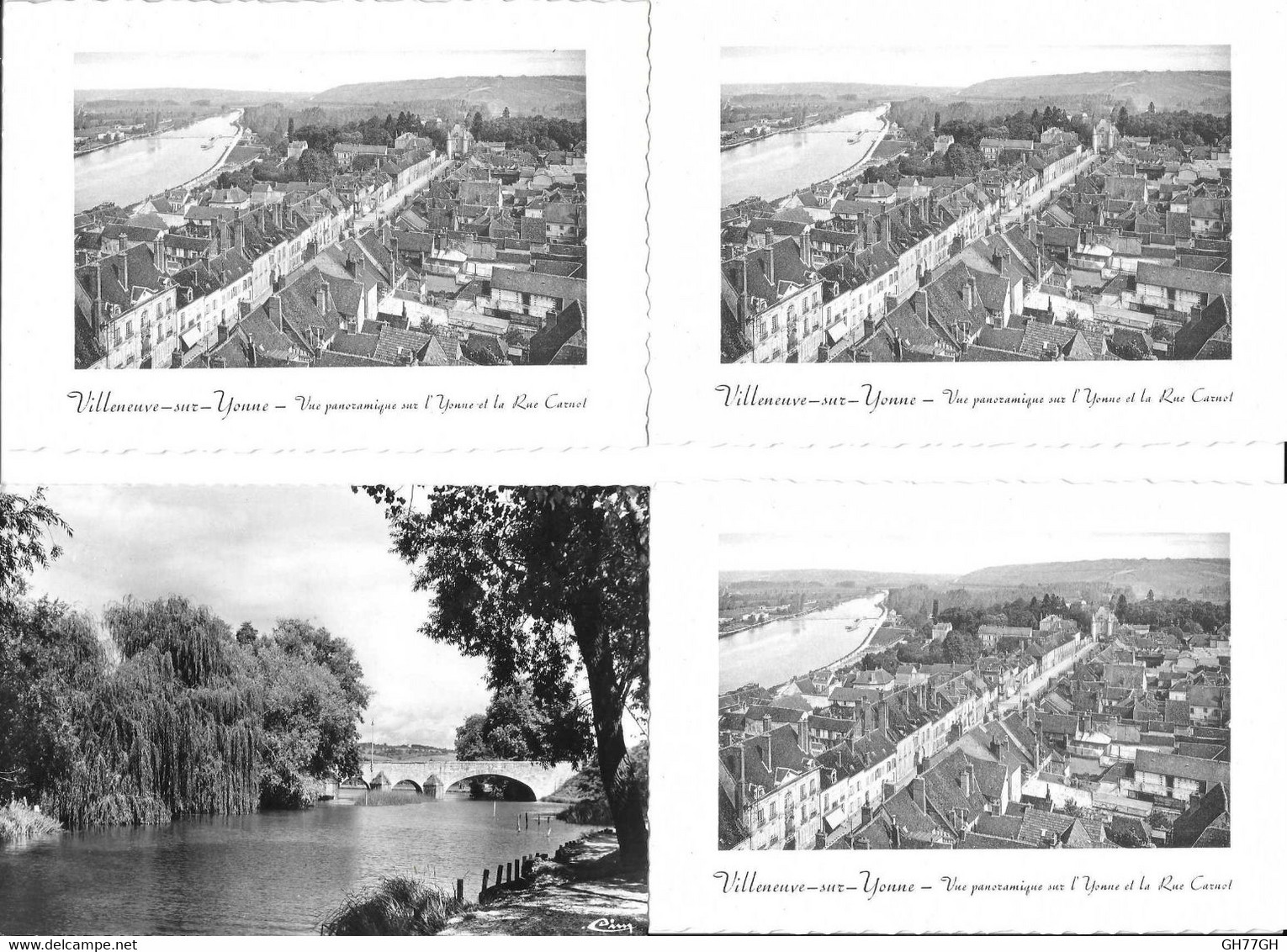 LOT 9 CPA VILLENEUVE-sur-YONNE