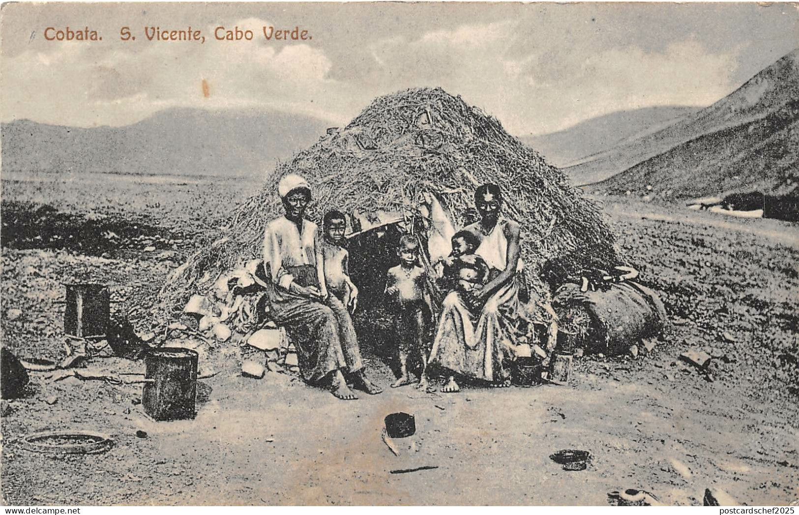Lot 94 Cabo Verde san vicente cobata types folklore costume Cape Verde