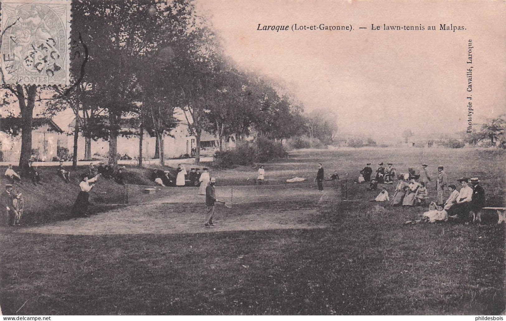 LOT ET GARONNE  LAROQUE  Le Lawn Tennis