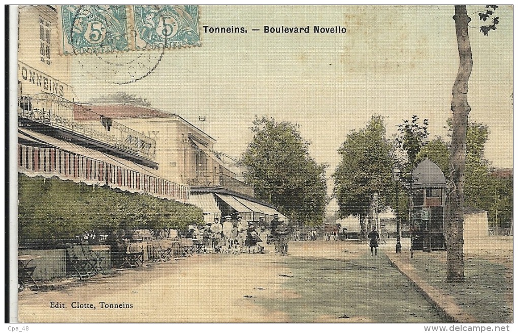 Lot et Garonne : Tonneins, Bd Novello