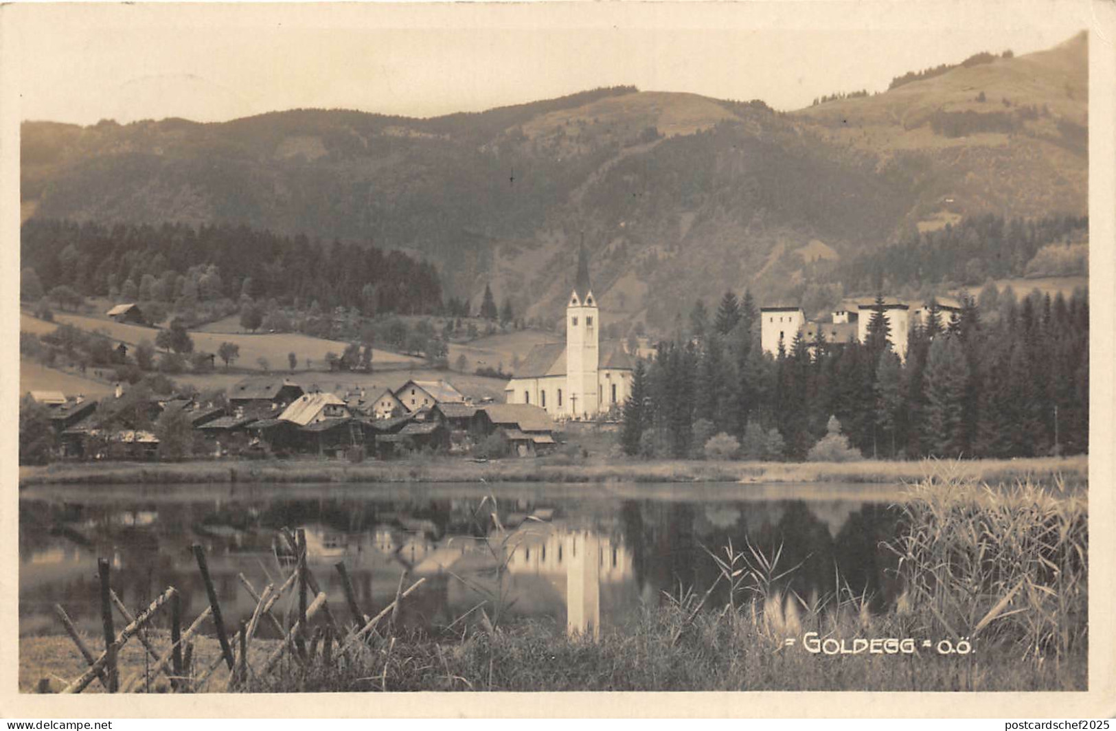 Lot132  austria  goldegg upper austria real photo