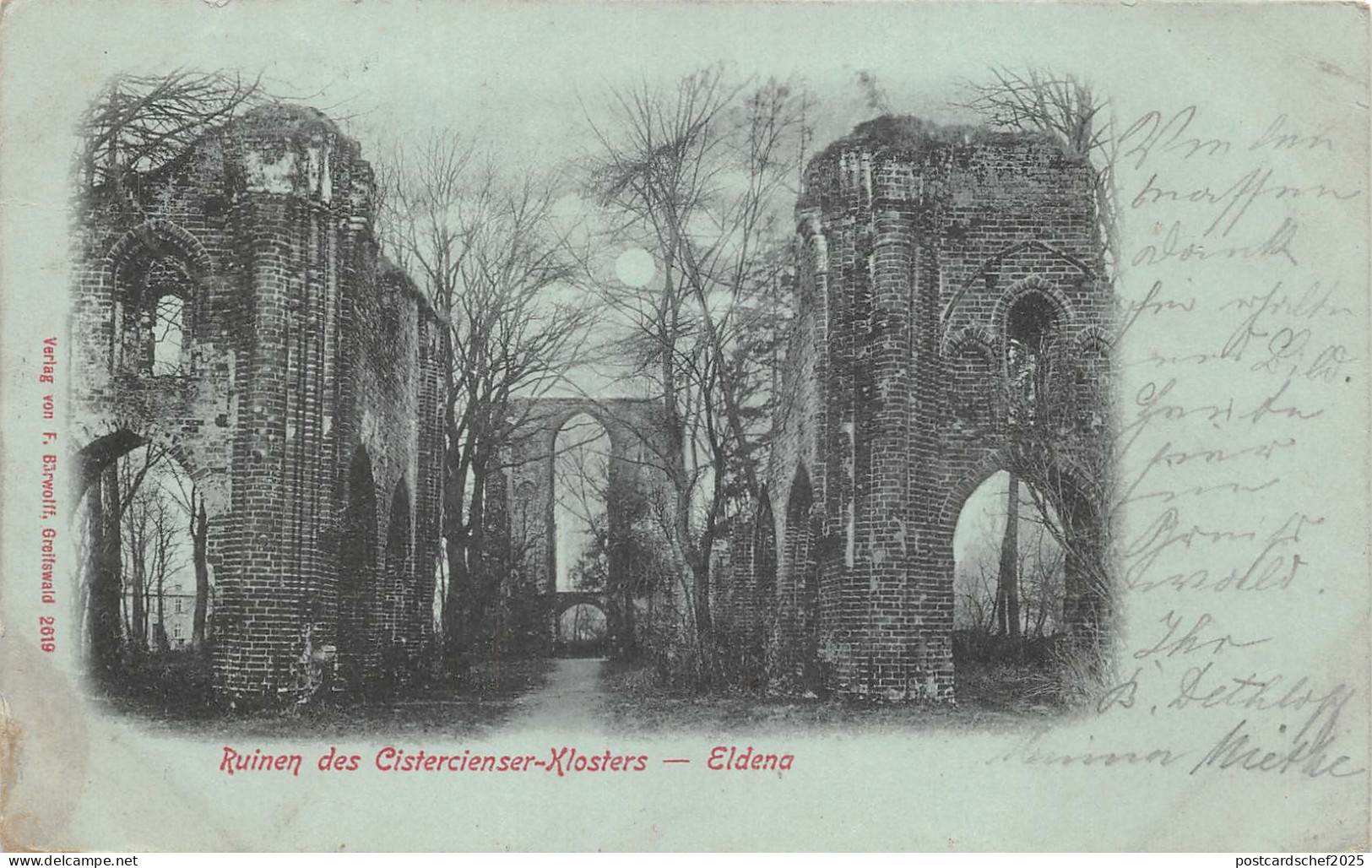 Lot198 germany  ruins of the cistercian monastery of eldena
