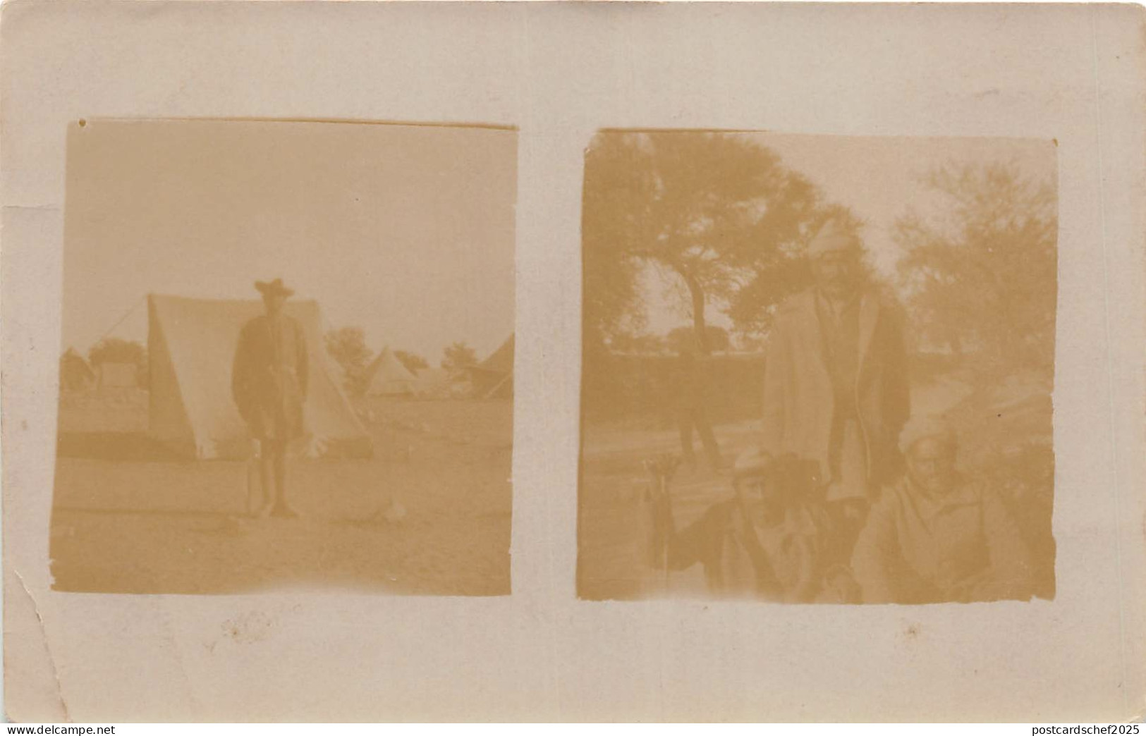 Lot244 postcard social history men types afganistan pakistan india ??