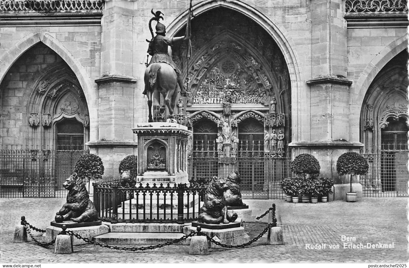 Lot288 bern rudolf von erlach denkmal berna real photo  switzerland