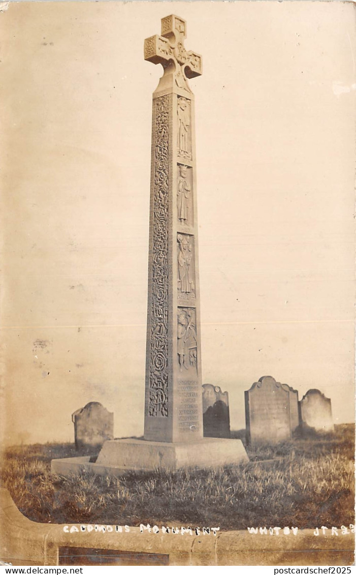 Lot373 Uk Whitby Yorkshire whitby monument cardamom real photo