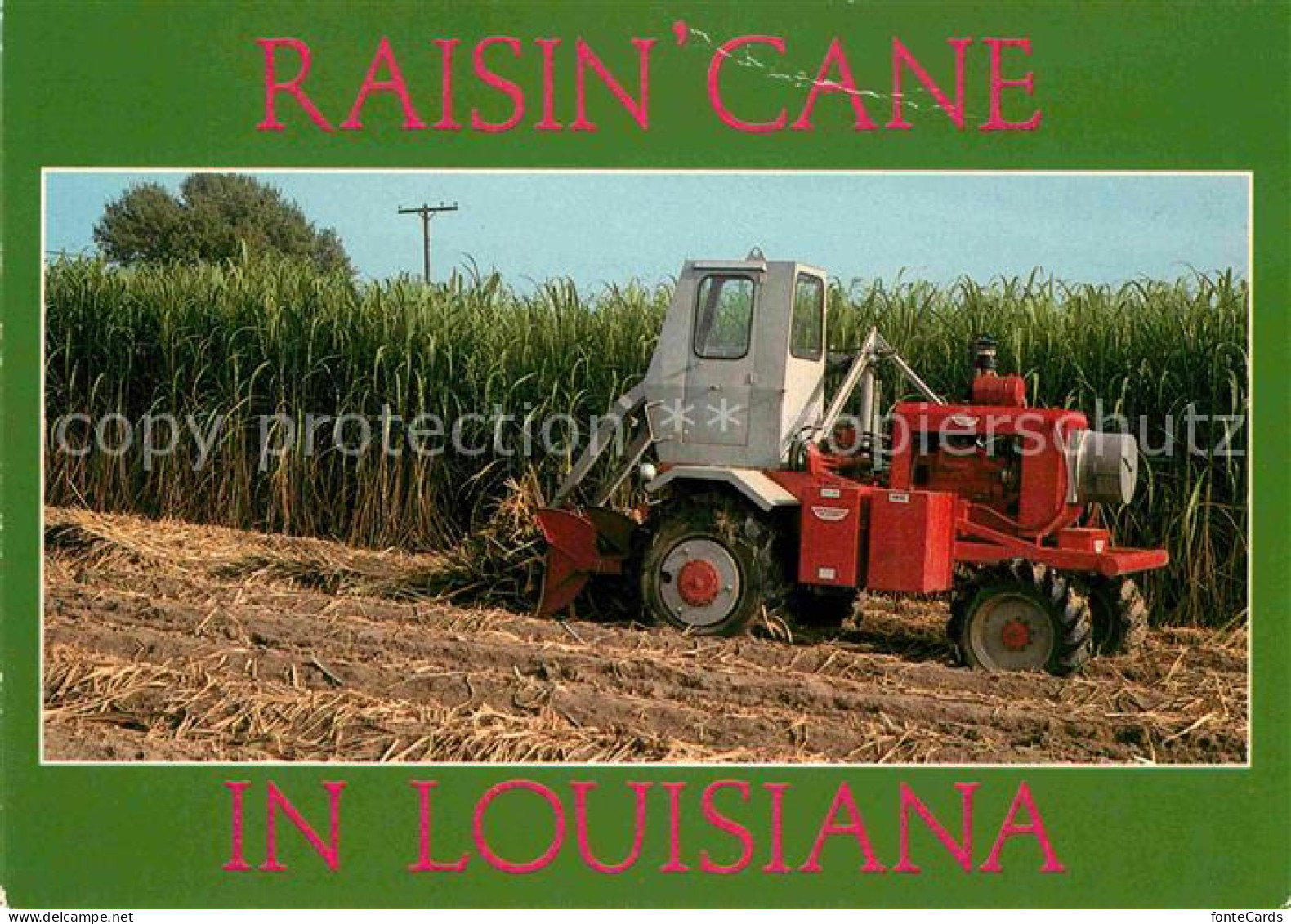 Louisiana US-State Erntefahrzeug