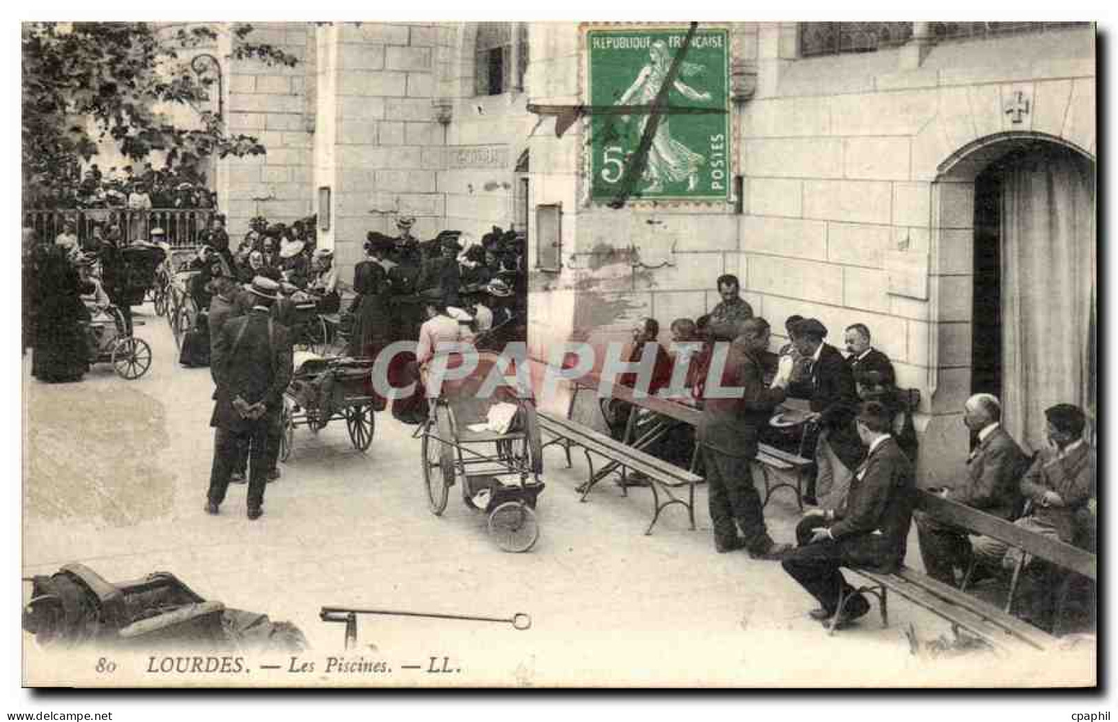 Lourdes - Les Piscines - CPA