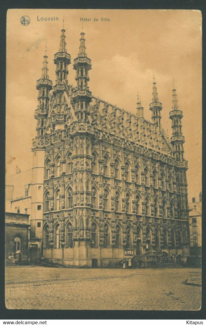 LOUVAIN vintage postcard Belgium