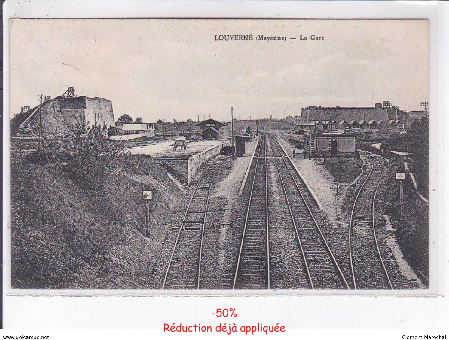 LOUVERNE: la gare - Très bon état