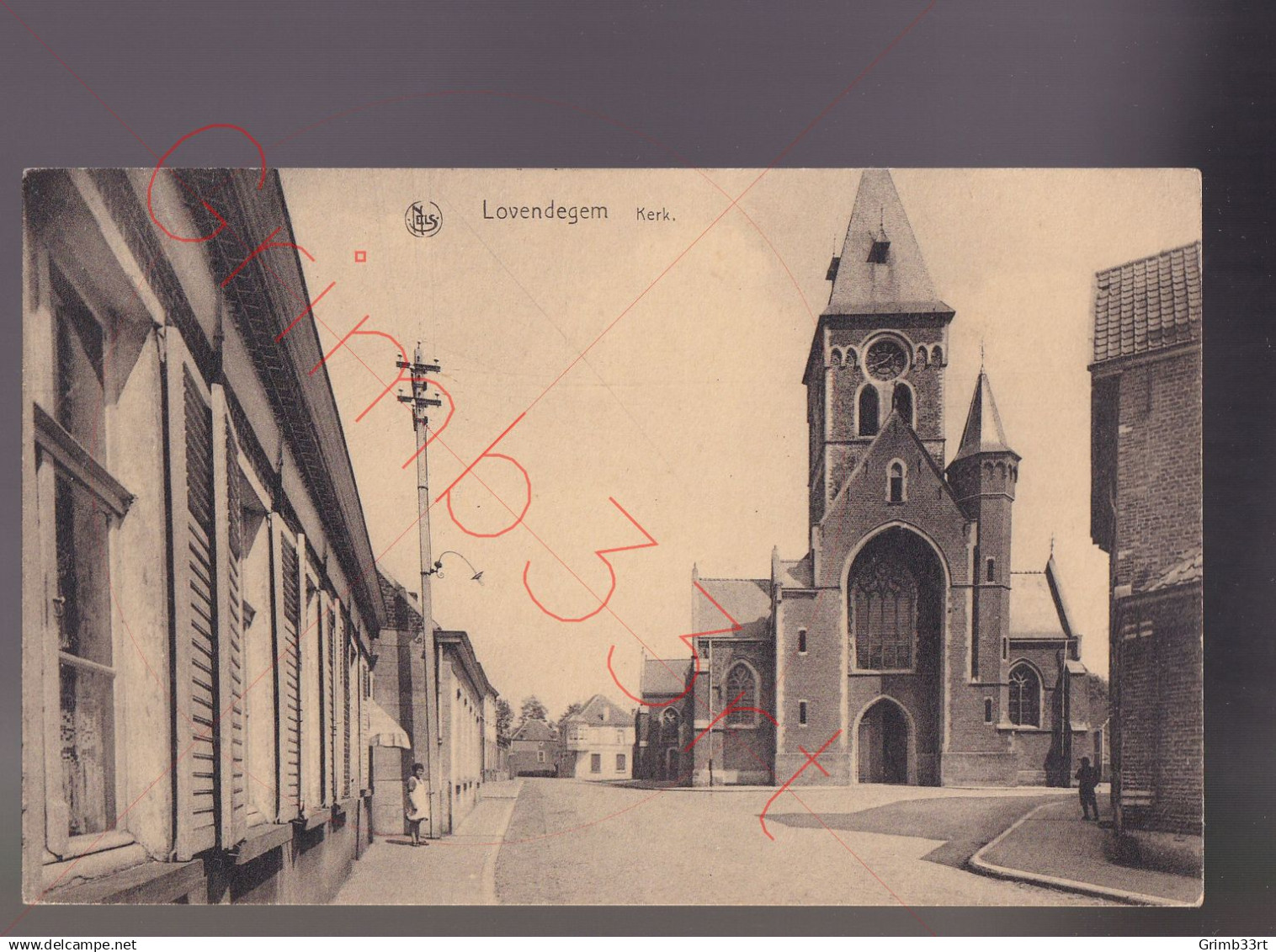 Lovendegem - Kerk - postkaart