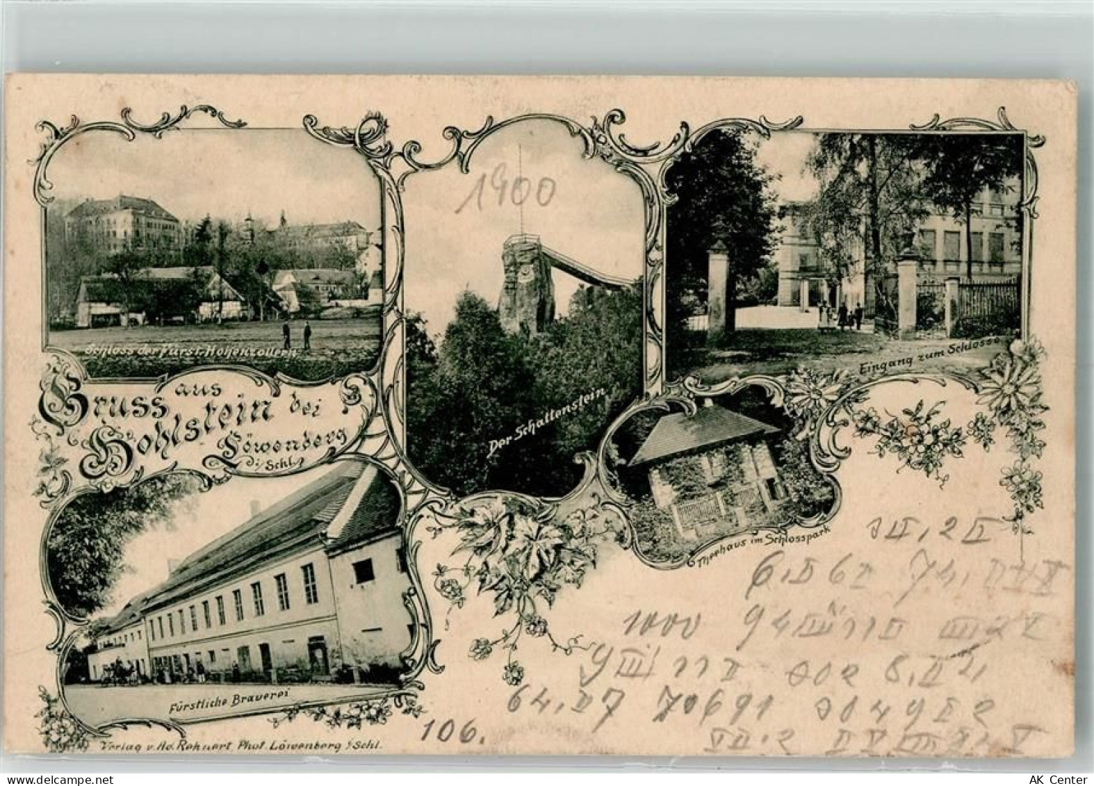 Löwenberg Lwówek 1900 - Hohlstein Schloss Brauerei - 13641452