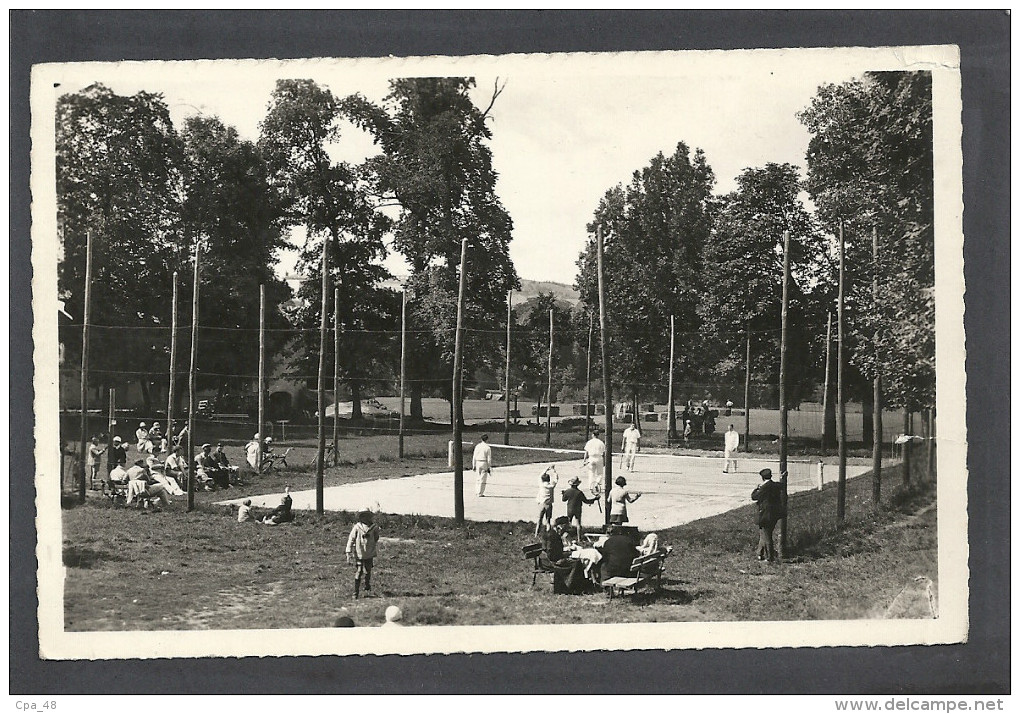 Lozere : Langogne, Jeu de Tennis