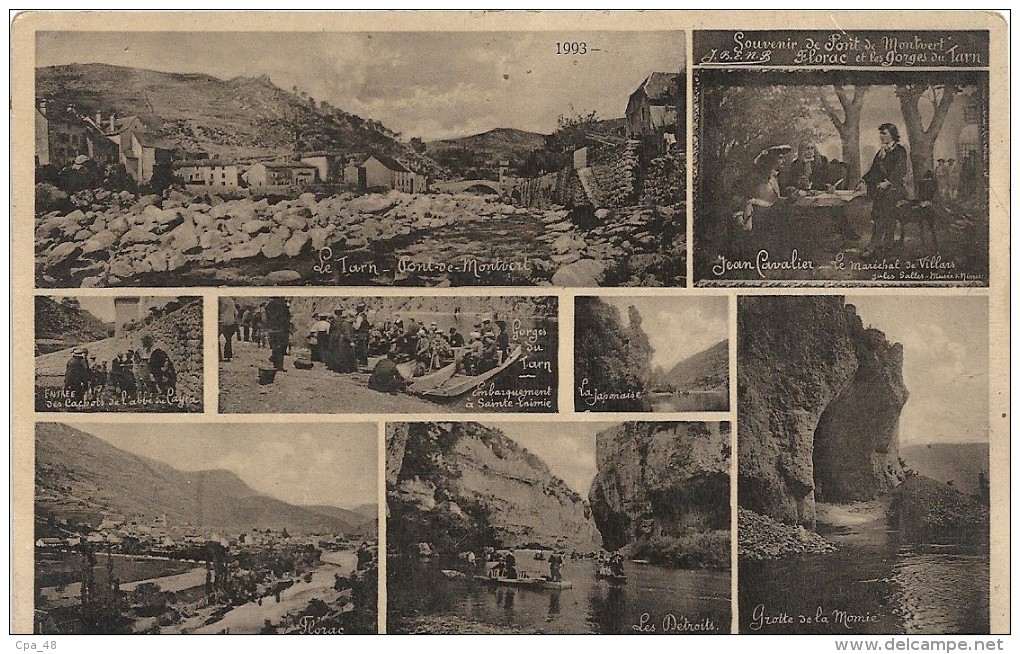 Lozere : Souvenir du Pont de Montvert, de Florac et des Gorges du Tarn, Multivues