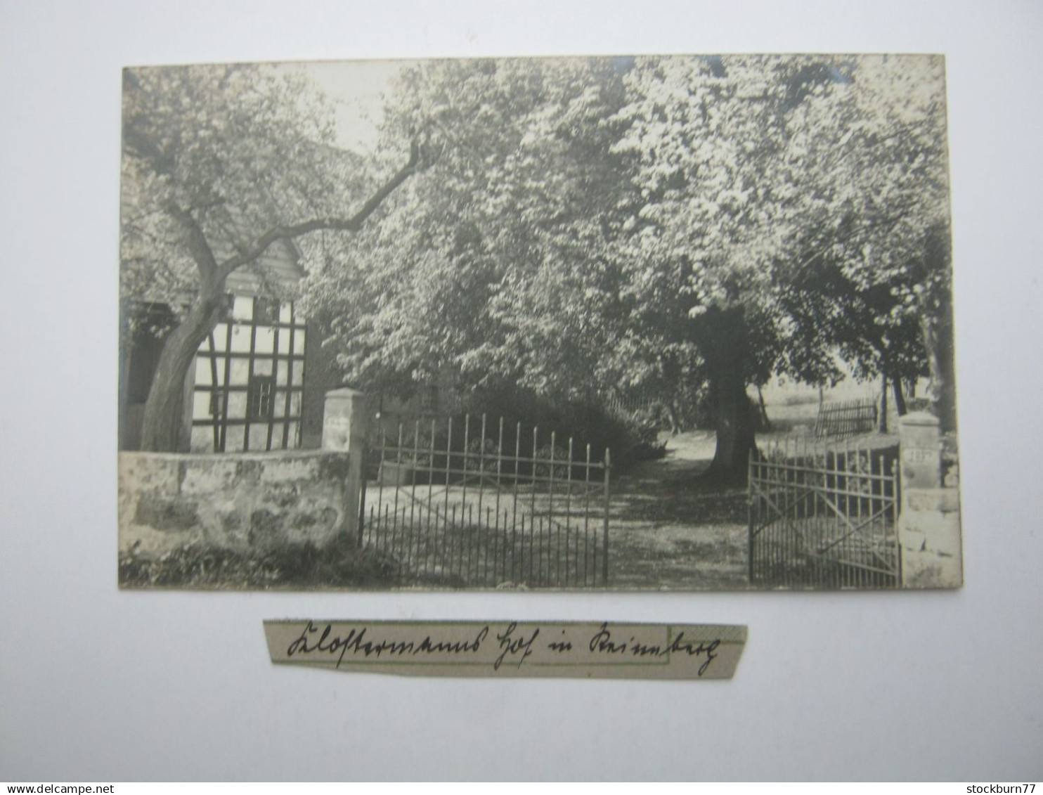 LÜBBECKE , Fotokarte , Schöne Karte um 1910