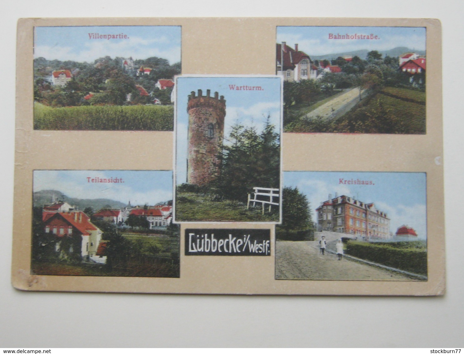 LÜBBECKE   ,Schöne Karte um 1915