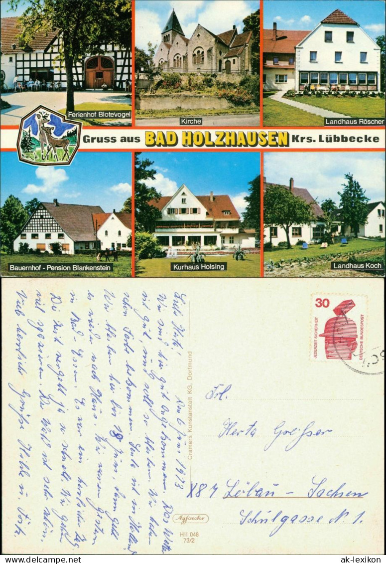 Lübbecke (Westfalen) Bad Holzhausen u.a. Landhaus Röscher uvm. 1973
