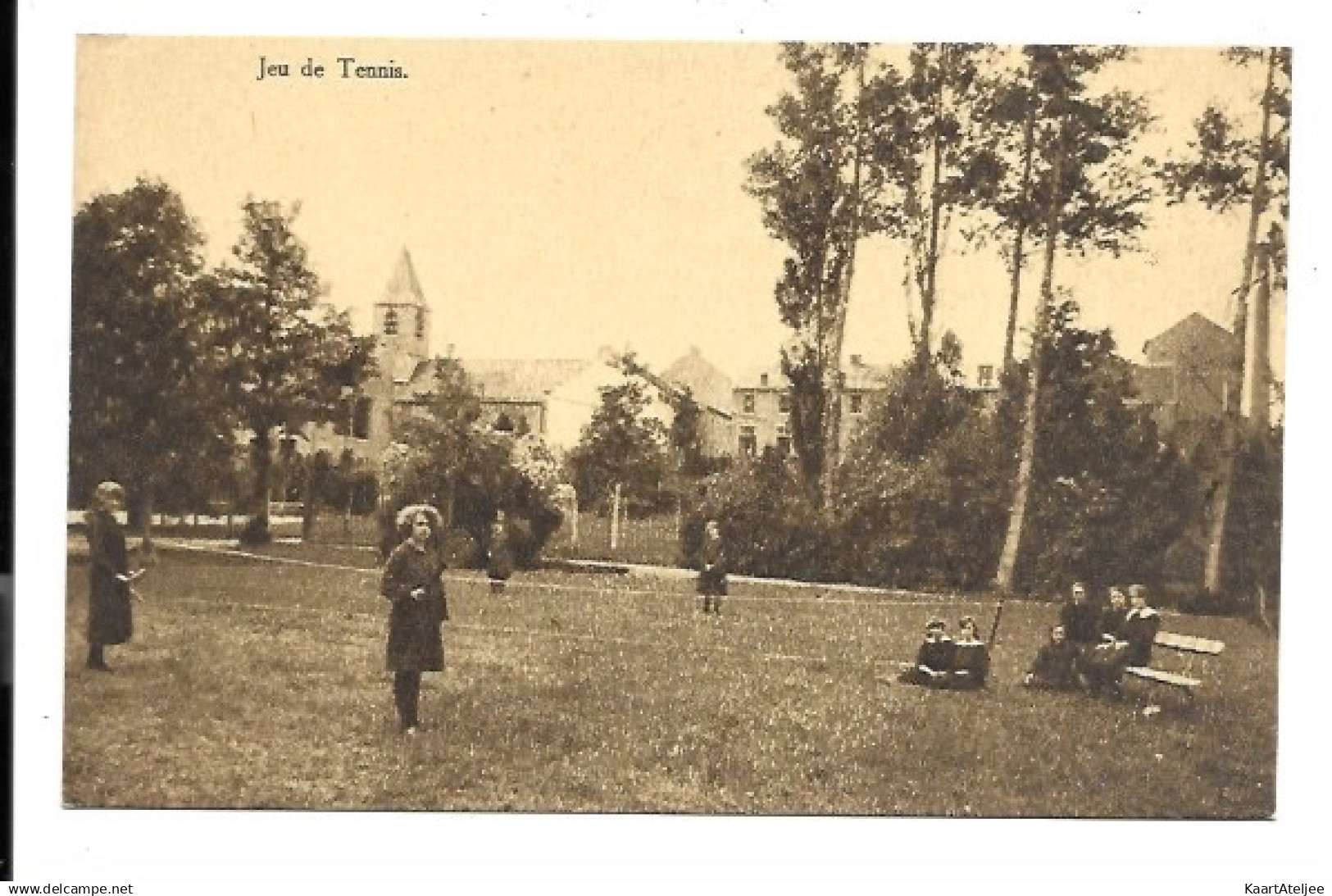 Lubbeek - Pensionnat des Religieuses Dominicaines - Jeu de tennis.