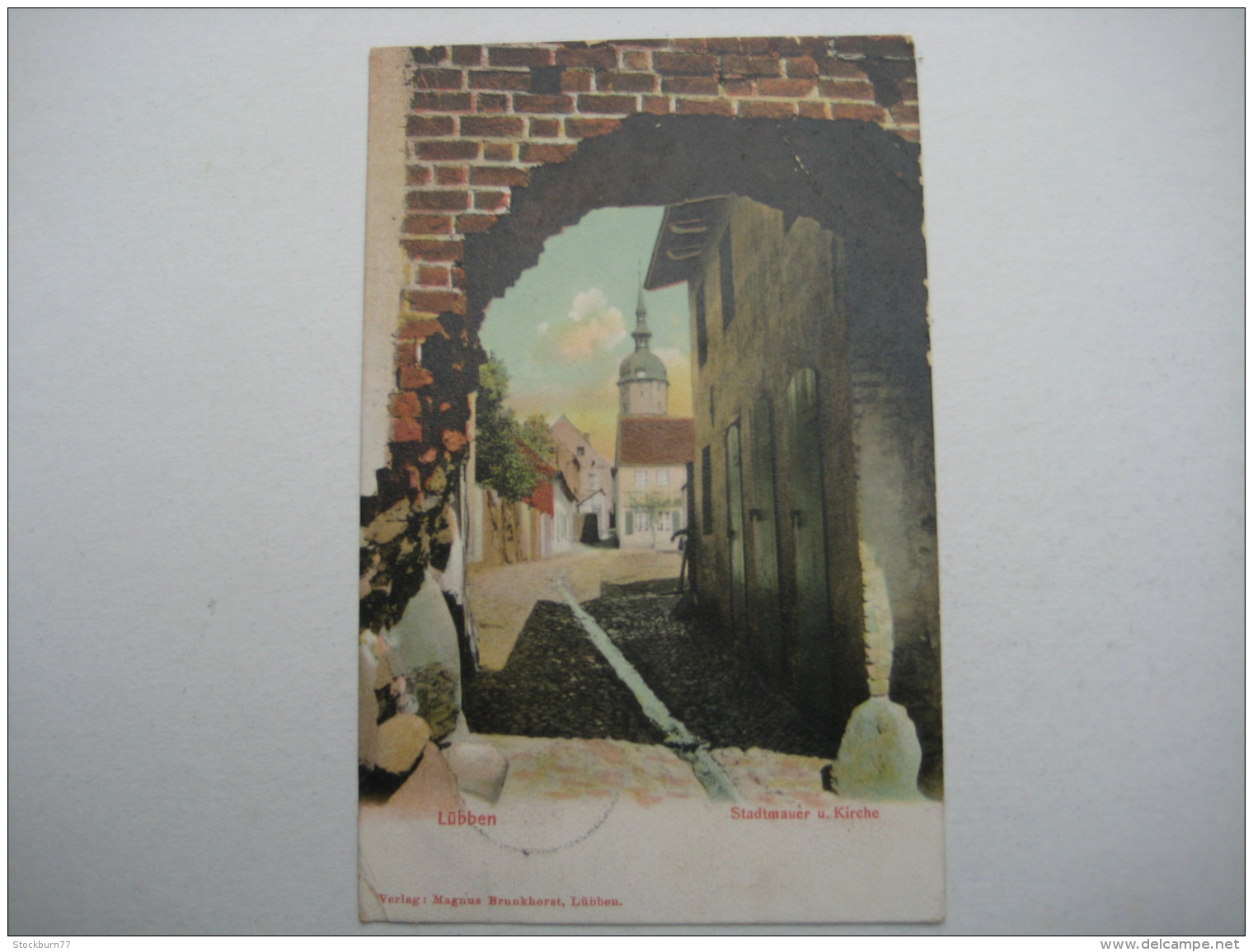 LÜBBEN   , Schöne Karte um 1909