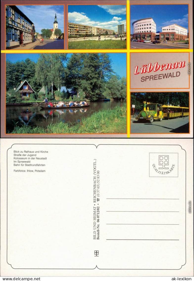 Lübbenau (Spreewald)   Straße der Jugend, Kolosseum, im Spreewald, Bahn 1995