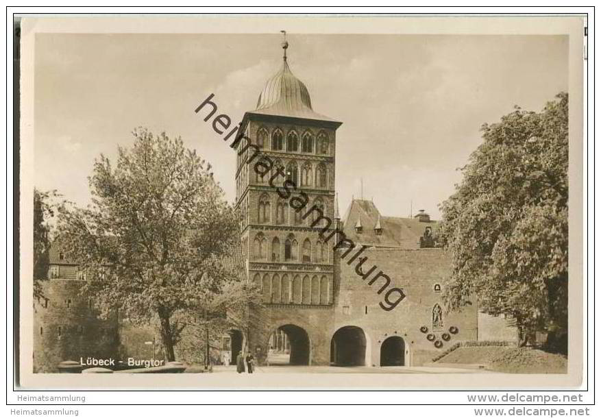 Lübeck - Burgtor - Foto-AK
