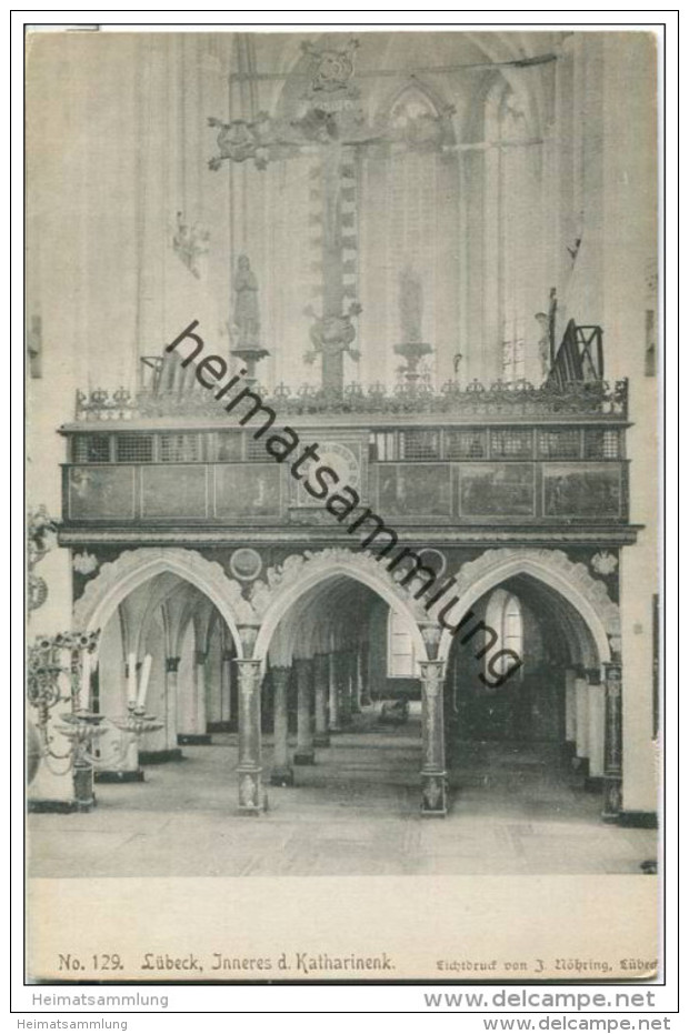 Lübeck - Inneres der Katharinenkirche