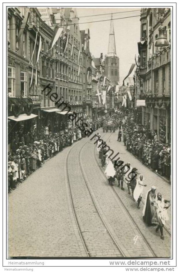 Lübeck - Umzug 700 Jahrfeier Reichsfreiheit Juni 1926 - Foto-AK