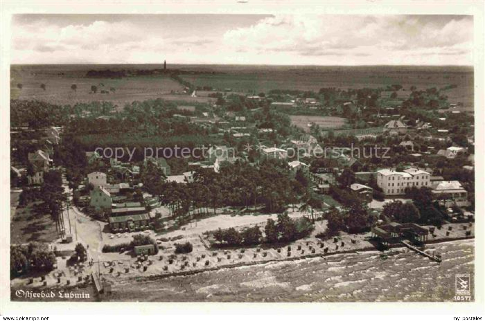 LUBMIN Ostseebad Fliegeraufnahme