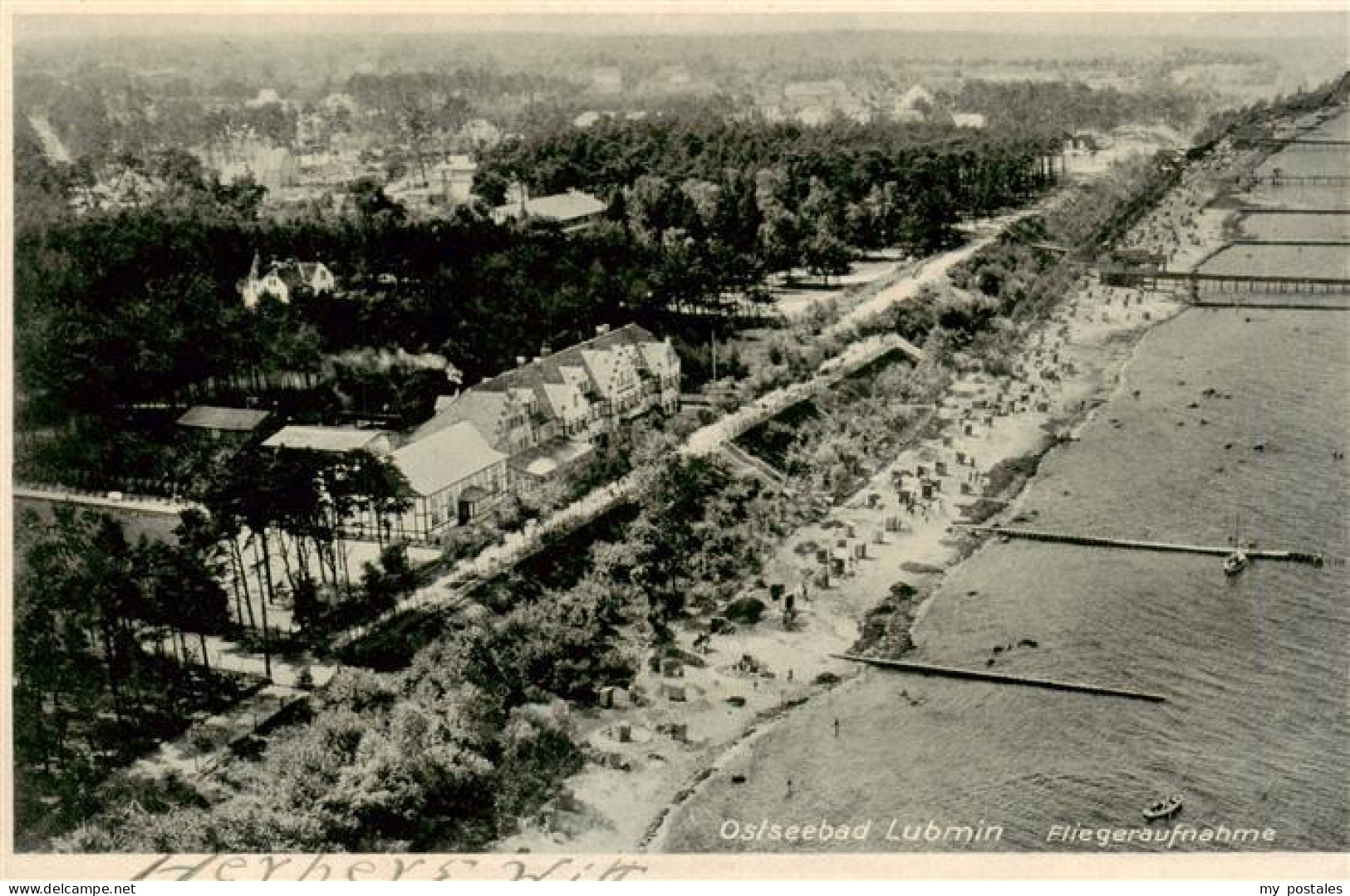 Lubmin Ostseebad Fliegeraufnahme