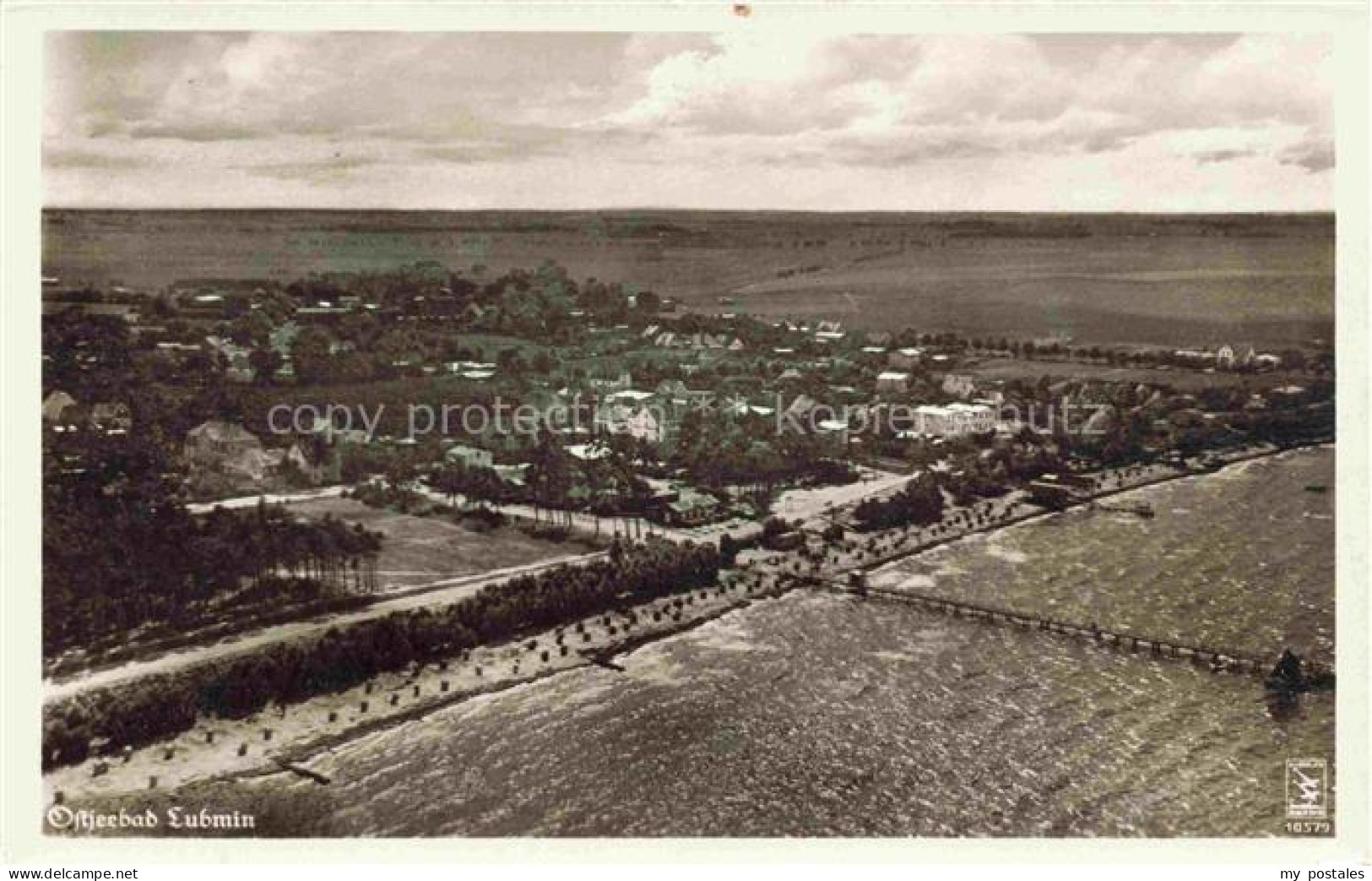 LUBMIN Ostseebad Fliegeraufnahme