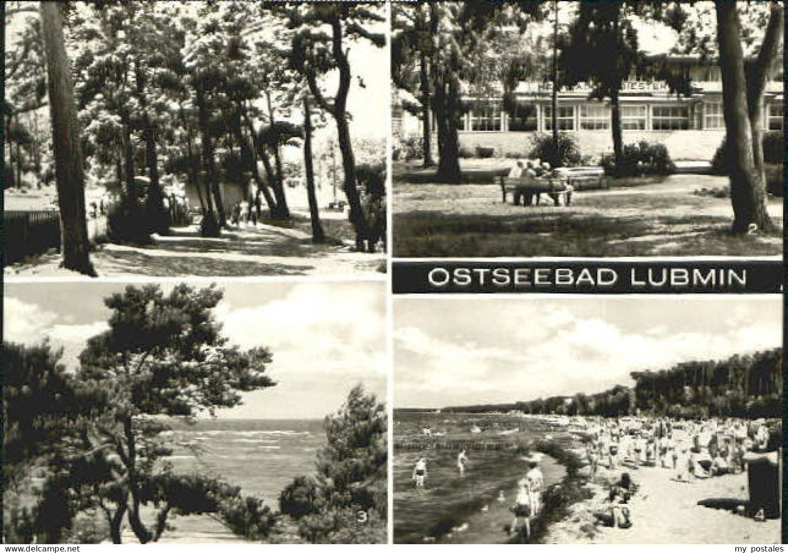 Lubmin Ostseebad Lubmin Promenade See Strand x 1960