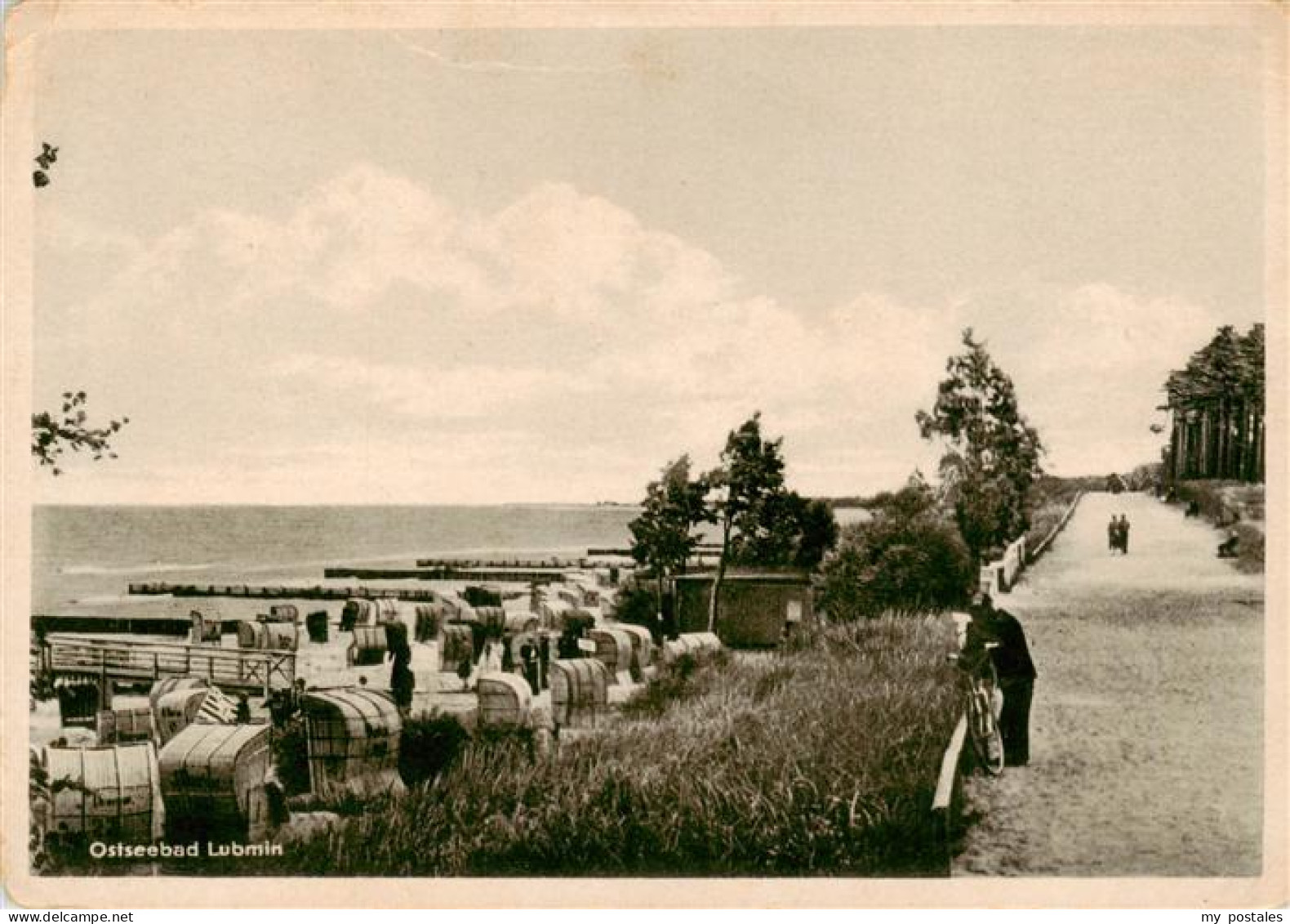 Lubmin Ostseebad Strand Promenade