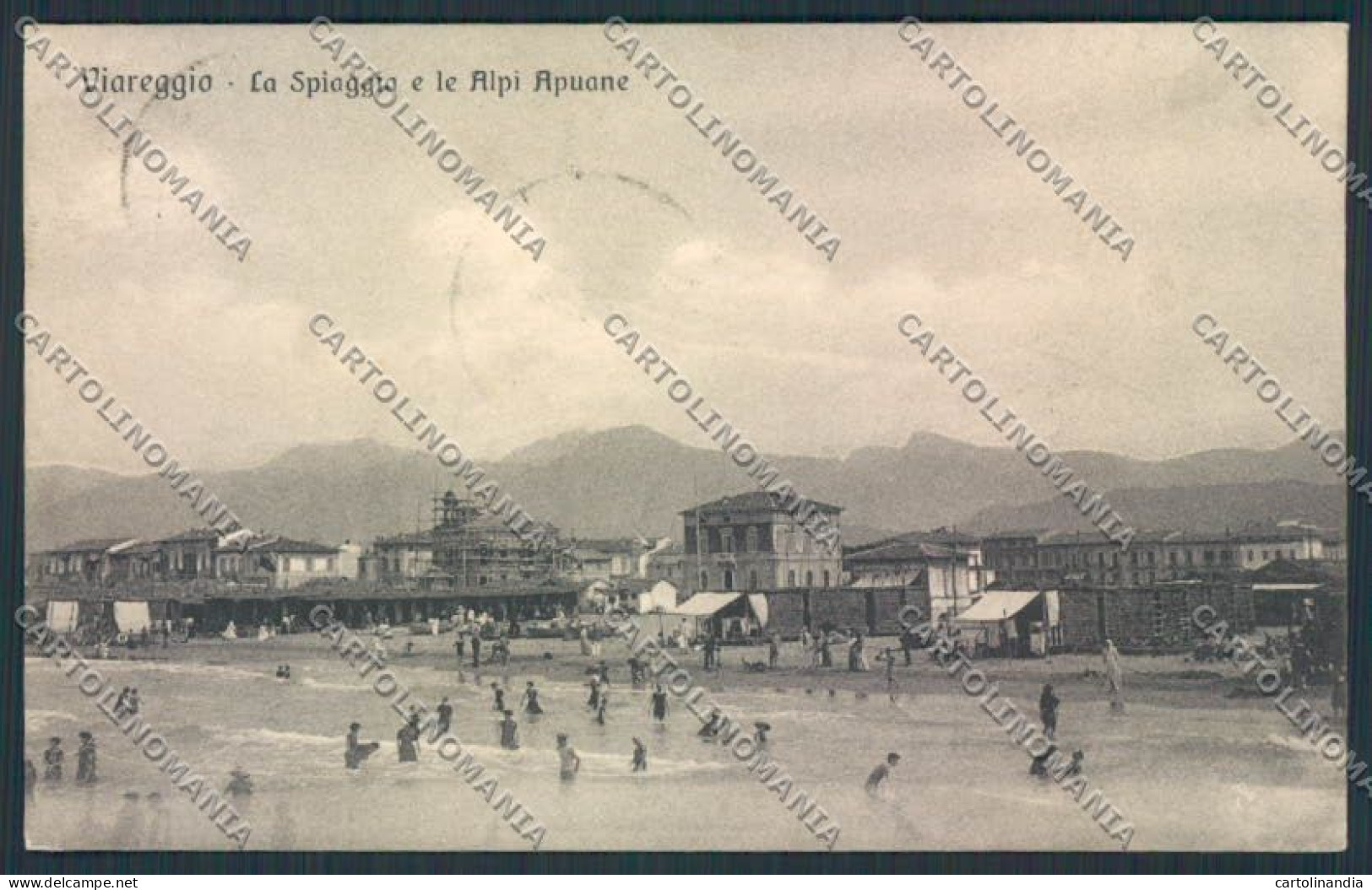 Lucca Viareggio cartolina MV4035