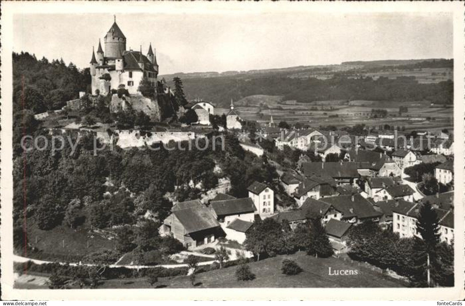 Lucens Chateau Panorama