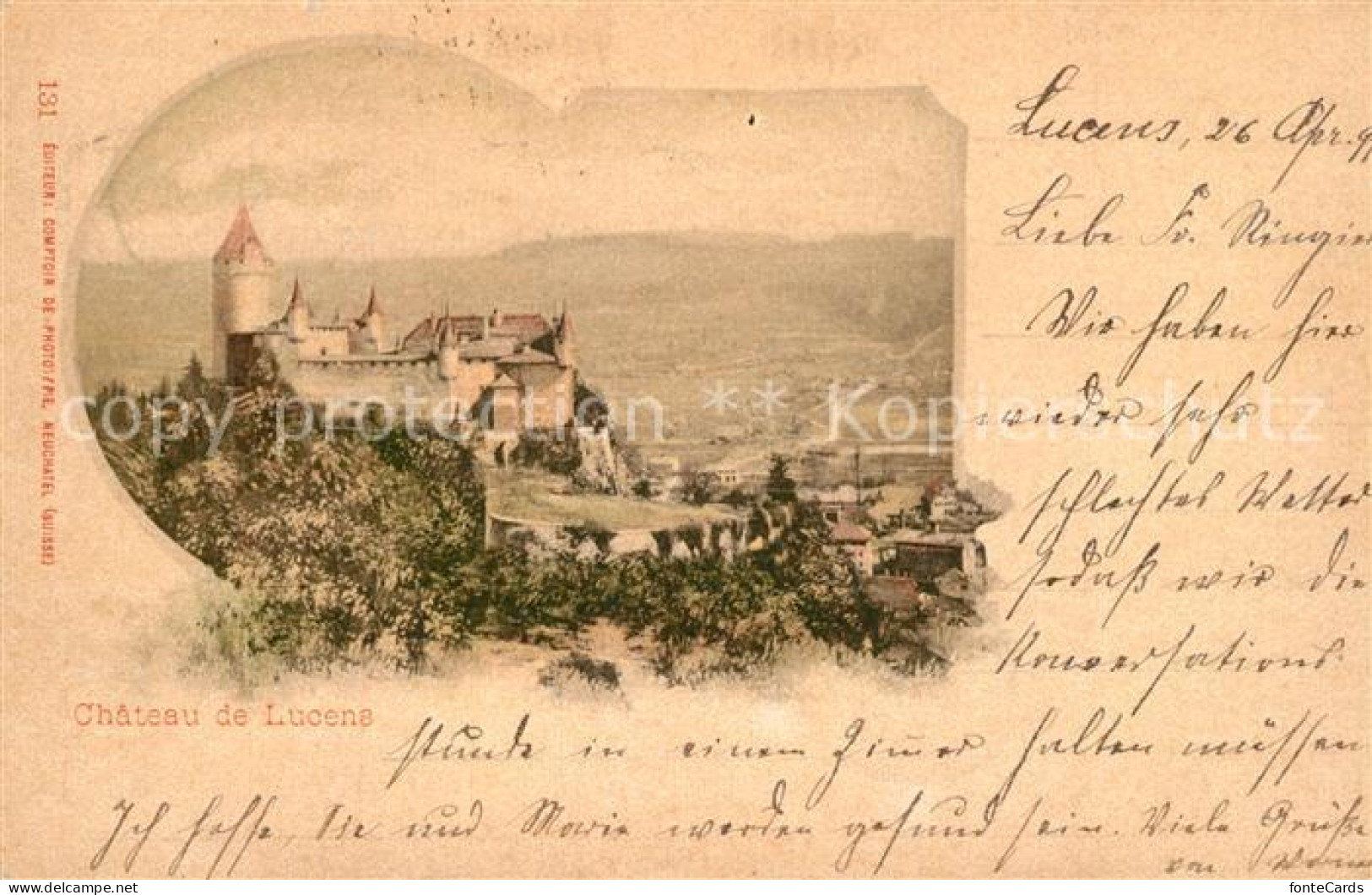 Lucens Chateau Schloss