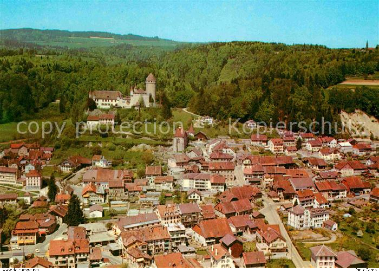 Lucens Fliegeraufnahme