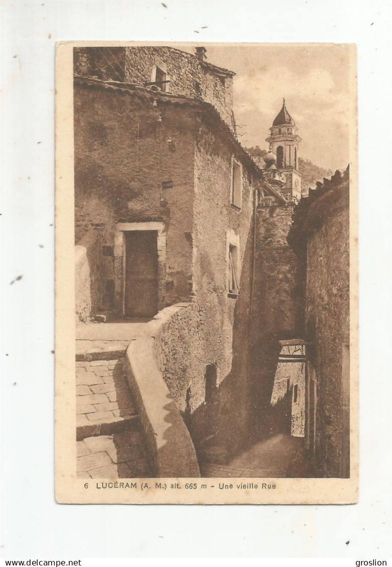 LUCERAM (A M) 6 ALT 665 M UNE VIEILLE RUE