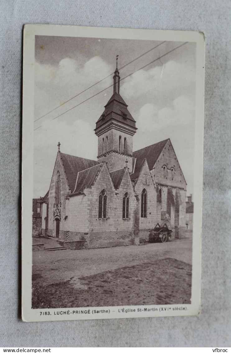 Luché Pringé, l'église saint Martin, Sarthe 72