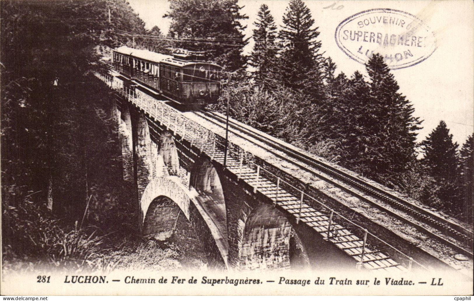 Luchon - Chemin de Fer de Superbagneres - CPA