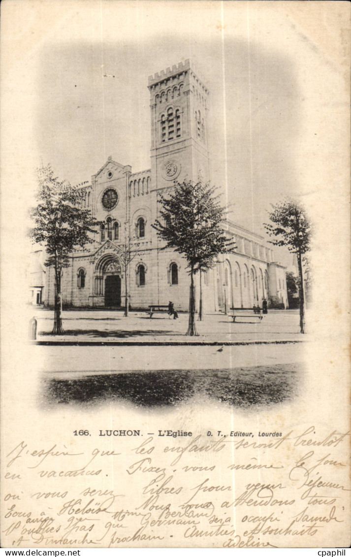 Luchon CPA L'eglise