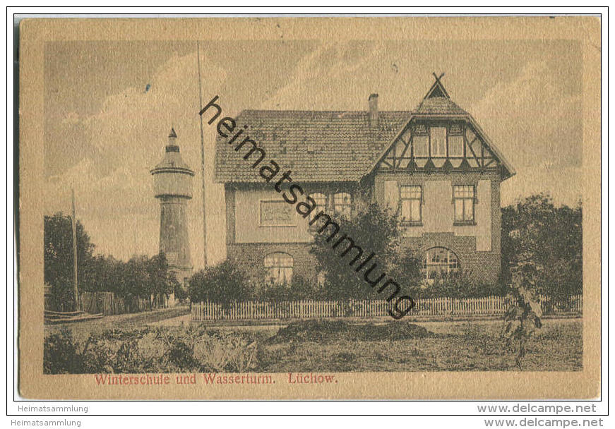 Lüchow - Winterschule - Wasserturm