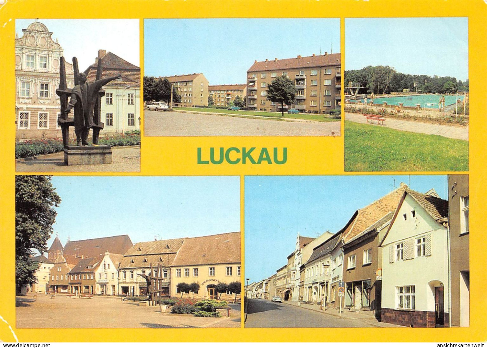 Luckau Mehrbildkarte ngl #187.981