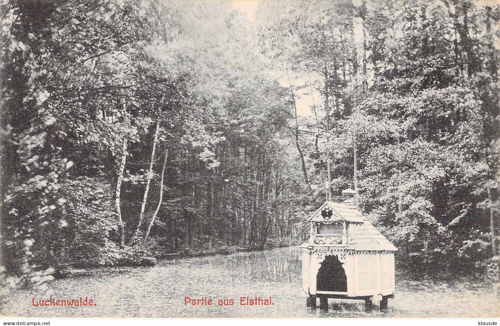 Luckenwalde - Parthie aus Eisthal gel.1903