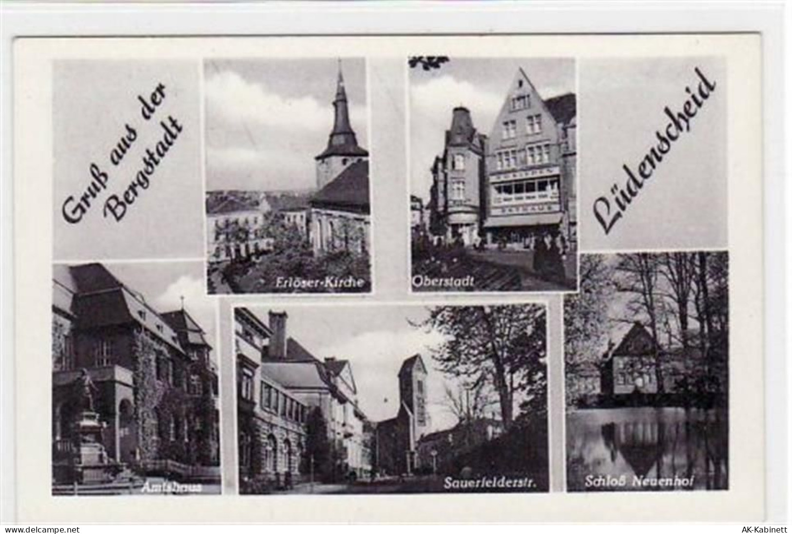 Lüdenscheid, Bergstadt mit 5 Abbildungen ungelaufen Gute Erhaltung. - 39058524
