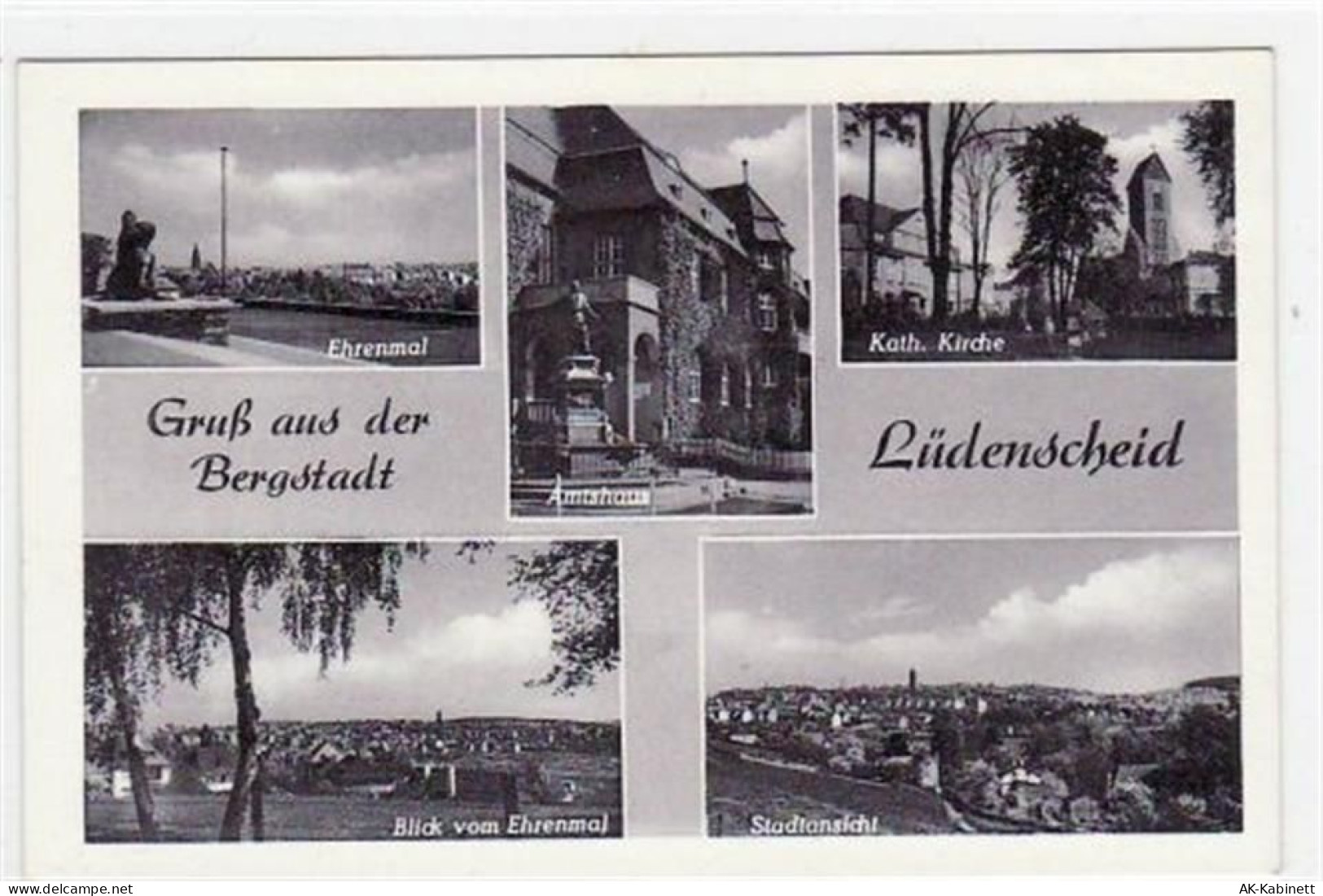 Lüdenscheid mit 5 Abbildungen ungelaufen Top Erhaltung. - 39058521